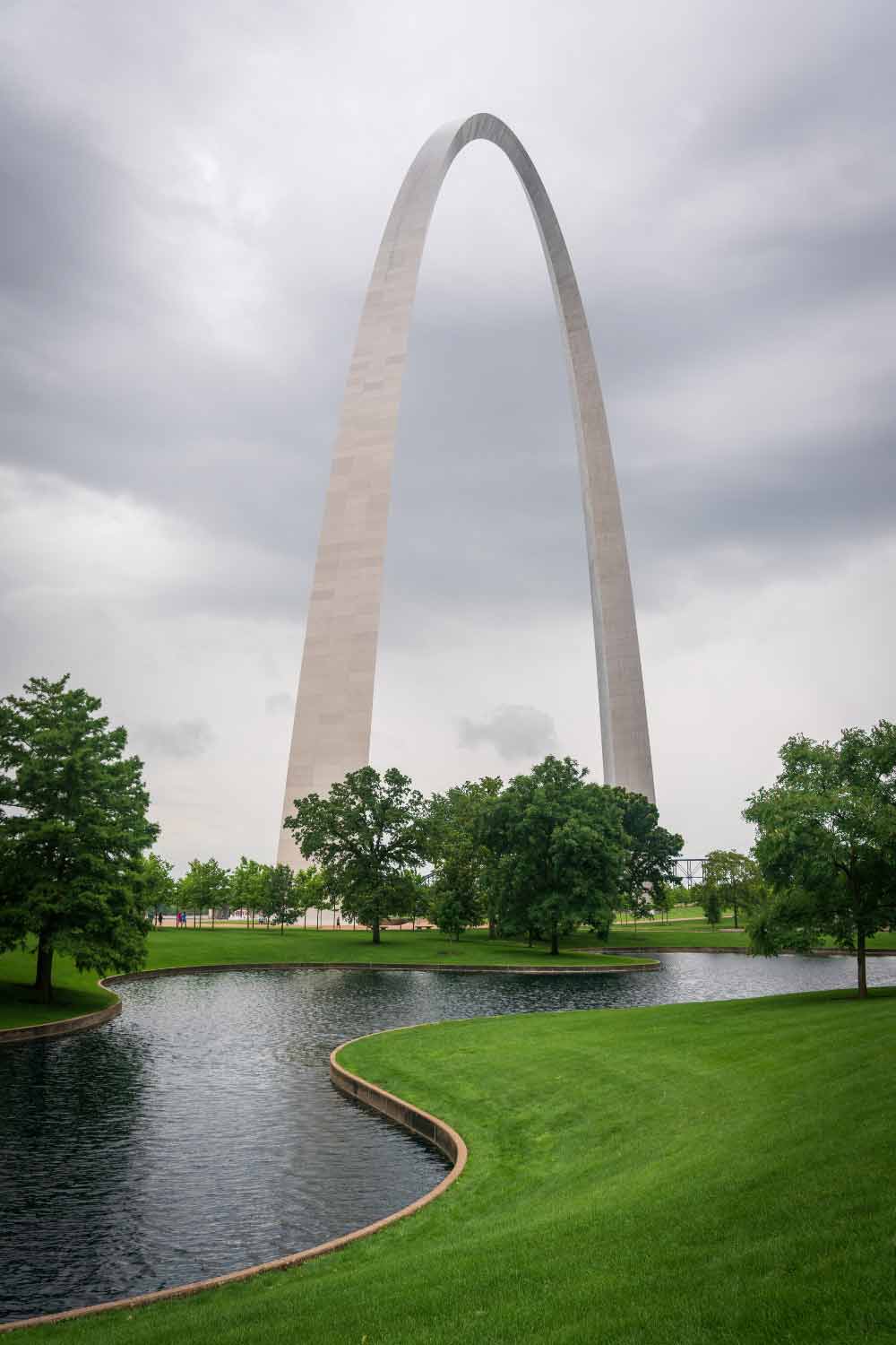 The Gateway Arch in St Louis Missouri