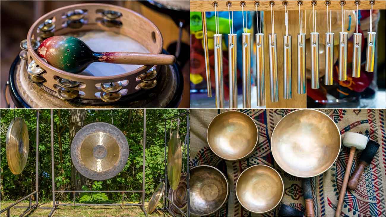 Singing Bowls, Gong, Chimes, Drums & Rattles - Sound Bath Joshua Tree