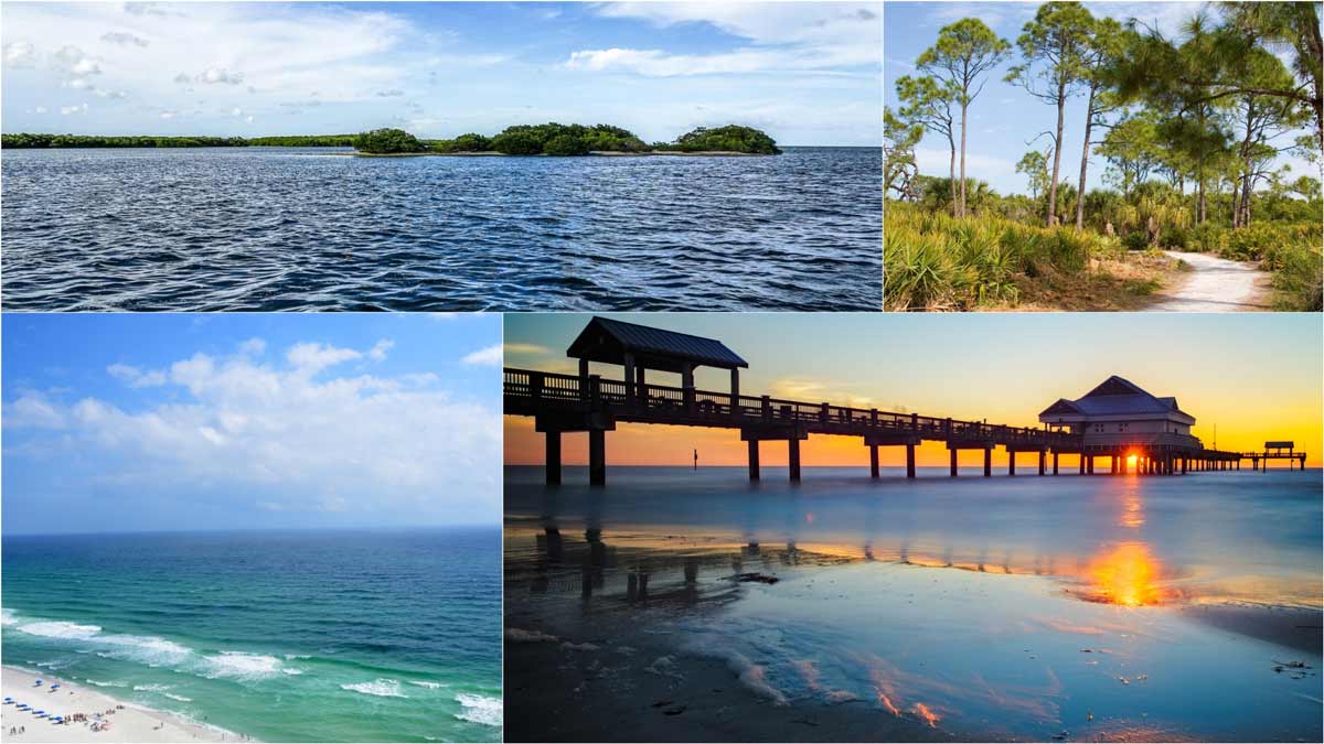 Pier 60, The Gulf of Mexico, Caladesi Island State Park, Barrier Island - North Waterclear Beach