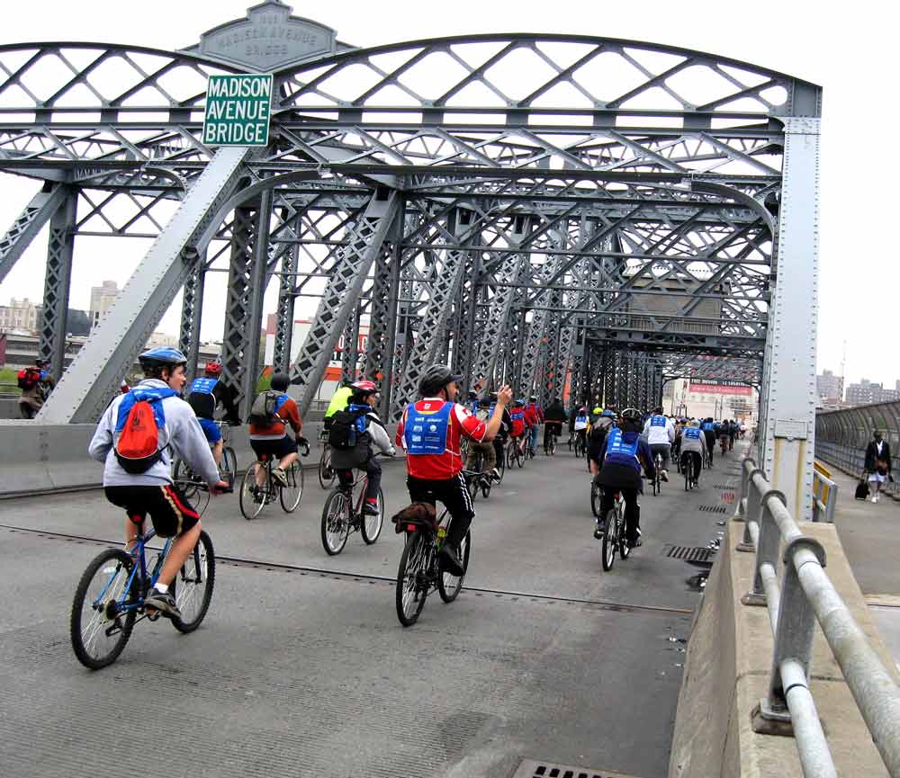 Annual Bike Tours - Madison Avenue Bridge