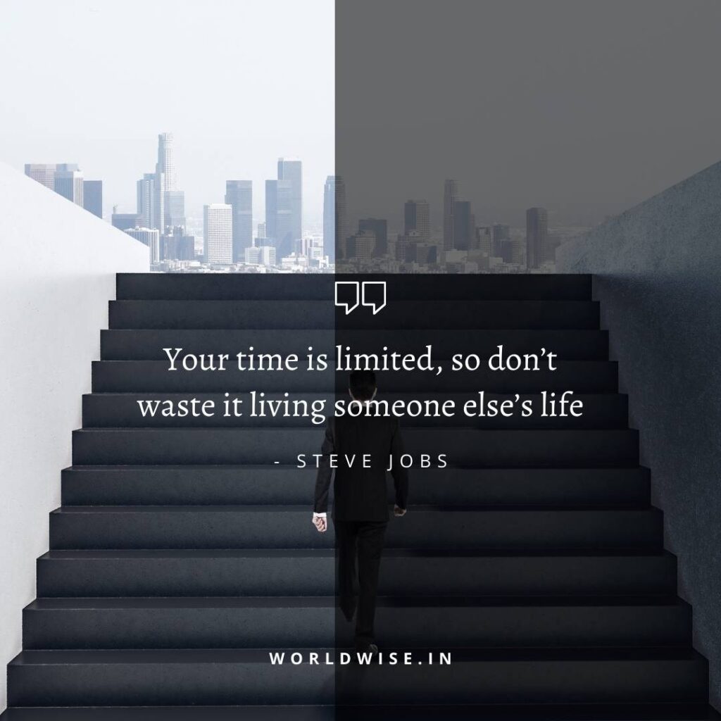 Motivational Quote by Steve Jobs